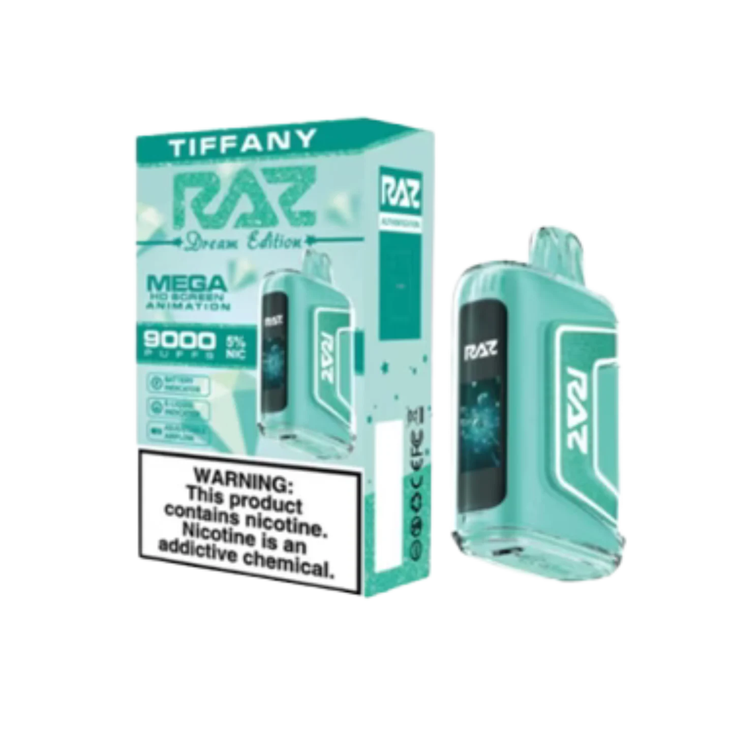 Raz TN 9000 Puffs Tiffany